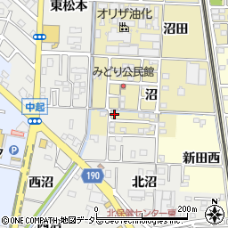 愛知県一宮市北方町北方沼48-2周辺の地図