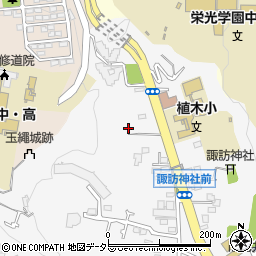 神奈川県鎌倉市植木33-1周辺の地図