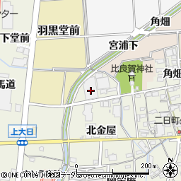愛知県犬山市羽黒北金屋39-2周辺の地図