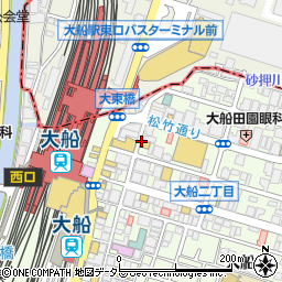 四川厨房 大船店周辺の地図