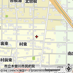 愛知県一宮市北方町曽根村東266周辺の地図