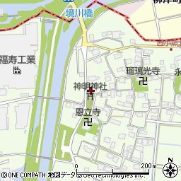 岐阜県羽島市小熊町西小熊1499-11周辺の地図