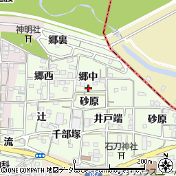 愛知県一宮市浅井町黒岩周辺の地図