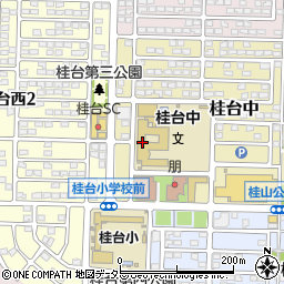 横浜市立桂台中学校周辺の地図
