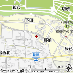 愛知県一宮市浅井町極楽寺郷前1563周辺の地図