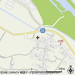 滋賀県高島市安曇川町中野329周辺の地図