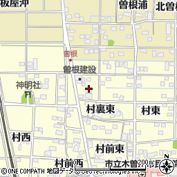 愛知県一宮市北方町曽根村東321周辺の地図