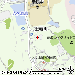 瑞浪市斎場周辺の地図