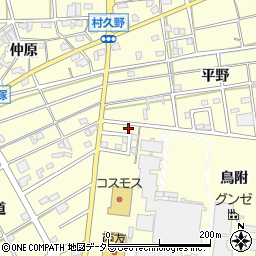 愛知県江南市村久野町鳥附5周辺の地図