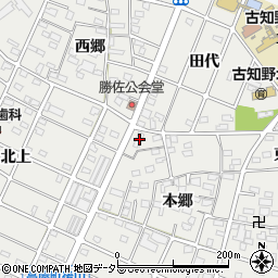 愛知県江南市勝佐町本郷1周辺の地図