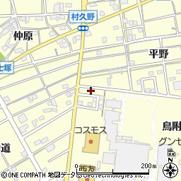 愛知県江南市村久野町鳥附7周辺の地図