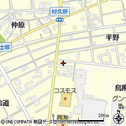 愛知県江南市村久野町鳥附8周辺の地図