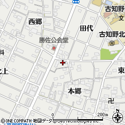 愛知県江南市勝佐町本郷7周辺の地図