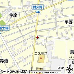 愛知県江南市村久野町鳥附10周辺の地図