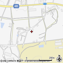 京都府綾部市物部町鷺ケ谷周辺の地図