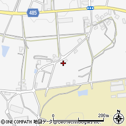 京都府綾部市物部町（鷺ケ谷）周辺の地図