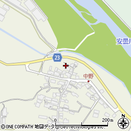 滋賀県高島市安曇川町中野347周辺の地図