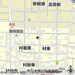 愛知県一宮市北方町曽根村東294周辺の地図