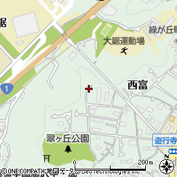 神奈川県藤沢市西富周辺の地図