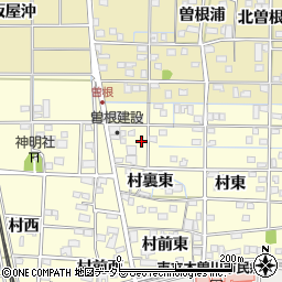 愛知県一宮市北方町曽根村東313周辺の地図