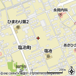 島根県出雲市塩冶町周辺の地図