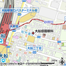 浜銀ＴＴ証券株式会社　大船支店周辺の地図