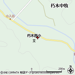 滋賀県高島市朽木中牧187周辺の地図