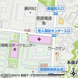 荏原湘南スポーツセンター周辺の地図