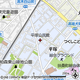平塚公民館周辺の地図