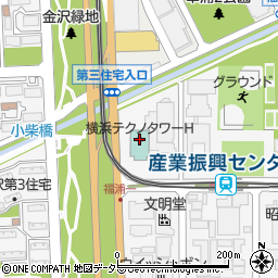 横浜テクノタワーホテル周辺の地図