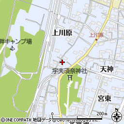 愛知県一宮市木曽川町里小牧上川原32周辺の地図