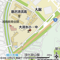 神奈川県藤沢市大鋸1417-2周辺の地図