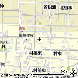 愛知県一宮市北方町曽根村東306周辺の地図
