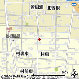 愛知県一宮市北方町曽根村東288周辺の地図