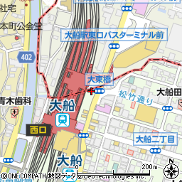 日乃屋カレー大船店周辺の地図