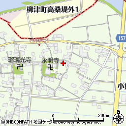 岐阜県羽島市小熊町西小熊1441周辺の地図