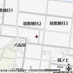 愛知県犬山市羽黒朝日周辺の地図