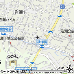 ラフィーネ鎌倉周辺の地図