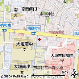 岐阜県補聴器センター　大垣支店周辺の地図