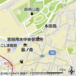 大明神社周辺の地図