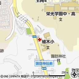 神奈川県鎌倉市植木18-1周辺の地図