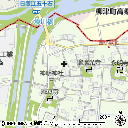 岐阜県羽島市小熊町西小熊1497-2周辺の地図