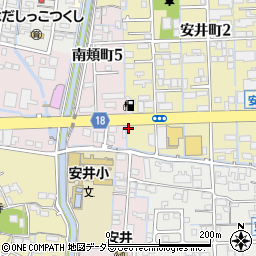 はま寿司大垣安井店周辺の地図