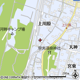 愛知県一宮市木曽川町里小牧上川原30-6周辺の地図