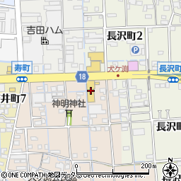 岐阜日産自動車大垣店周辺の地図