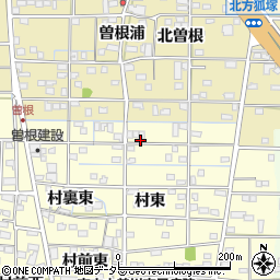 愛知県一宮市北方町曽根村東224周辺の地図