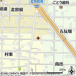 愛知県一宮市北方町北方北曽根233-2周辺の地図