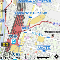 神奈川県鎌倉市大船1丁目6 5の地図 住所一覧検索 地図マピオン