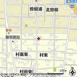 愛知県一宮市北方町曽根村東223周辺の地図