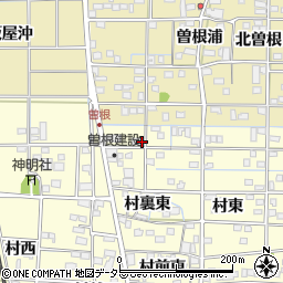 愛知県一宮市北方町曽根村東211周辺の地図